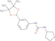 1-Cyclopentyl-3-[3-(4,4,5,5-tetramethyl-[1,3,2]dioxaborolan-2-yl)-phenyl]-urea