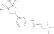 1-[3-(4,4,5,5-Tetramethyl-[1,3,2]dioxaborolan-2-yl)-phenyl]-3-(2,2,2-trifluoroethyl)-urea