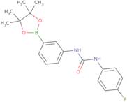 1-(4-Fluorophenyl)-3-(3-(4,4,5,5-tetramethyl-1,3,2-dioxaborolan-2-yl)phenyl)urea