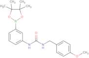 1-(4-Methoxybenzyl)-3-(3-(4,4,5,5-tetramethyl-1,3,2-dioxaborolan-2-yl)phenyl)urea