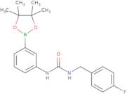 1-(4-Fluorobenzyl)-3-(3-(4,4,5,5-tetramethyl-1,3,2-dioxaborolan-2-yl)phenyl)urea