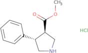 rac-methyl (3R,4S)-4-phenylpyrrolidine-3-carboxylate hydrochloride, trans