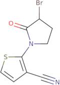 2-(3-Bromo-2-oxopyrrolidin-1-yl)thiophene-3-carbonitrile