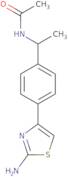 N-{1-[4-(2-Amino-1,3-thiazol-4-yl)phenyl]ethyl}acetamide