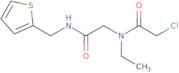 2-Chloro-N-ethyl-N-{[(thiophen-2-ylmethyl)carbamoyl]methyl}acetamide