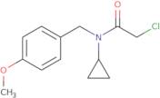 2-Chloro-N-cyclopropyl-N-[(4-methoxyphenyl)methyl]acetamide