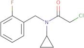 2-Chloro-N-cyclopropyl-N-[(2-fluorophenyl)methyl]acetamide