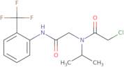 2-Chloro-N-(propan-2-yl)-N-({[2-(trifluoromethyl)phenyl]carbamoyl}methyl)acetamide