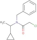 N-Benzyl-2-chloro-N-(1-cyclopropylethyl)acetamide