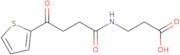 3-[4-Oxo-4-(thiophen-2-yl)butanamido]propanoic acid