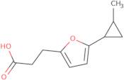 3-[5-(2-Methylcyclopropyl)furan-2-yl]propanoic acid