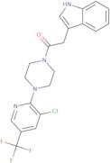 1-(4-(3-chloro-5-(trifluoromethyl)(2-pyridyl))piperazinyl)-2-indol-3-ylethan-1-one