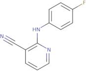 2-(4-fluoroanilino)pyridine-3-carbonitrile