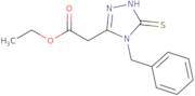 Ethyl 2-(4-benzyl-5-sulfanyl-4H-1,2,4-triazol-3-yl)acetate