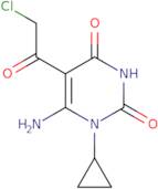 6-Amino-5-(2-chloroacetyl)-1-cyclopropyl-1,2,3,4-tetrahydropyrimidine-2,4-dione