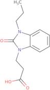 3-(2-Oxo-3-propyl-2,3-dihydro-1H-1,3-benzodiazol-1-yl)propanoic acid