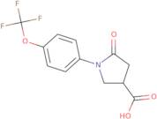 5-Oxo-1-[4-(trifluoromethoxy)phenyl]pyrrolidine-3-carboxylic acid