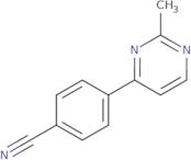 4-(2-Methylpyrimidin-4-yl)benzonitrile