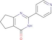 2-(Pyridin-4-yl)-3H,4H,5H,6H,7H-cyclopenta[D]pyrimidin-4-one