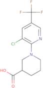 1-[3-Chloro-5-(trifluoromethyl)pyridin-2-yl]-3-piperidinecarboxylic acid