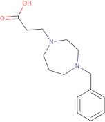 3-(4-Benzyl-1,4-diazepan-1-yl)propanoic acid