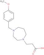 3-[4-(4-Methoxybenzyl)homopiperazin-1-yl]propanoic acid