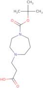 3-[4-(tert-Butoxycarbonyl)homopiperazin-1-yl]propanoic acid