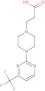 3-{4-[4-(Trifluoromethyl)pyrimidin-2-yl]piperazin-1-yl}propanoic acid