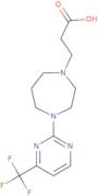 3-{4-[4-(Trifluoromethyl)pyrimidin-2-yl]homopiperazin-1-yl}propanoic acid