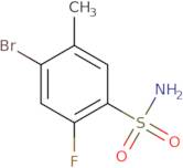 4-Bromo-2-fluoro-5-methylbenzene-1-sulfonamide