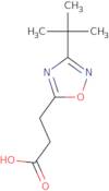 3-(3-tert-Butyl-1,2,4-oxadiazol-5-yl)propanoic acid