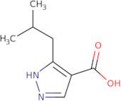 5-(2-Methylpropyl)-1H-pyrazole-4-carboxylic acid