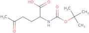 2-{[(tert-Butoxy)carbonyl]amino}-5-oxohexanoic acid