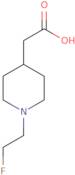 [1-(2-Fluoroethyl)piperidin-4-yl]acetic acid