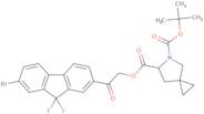 (S)-6-(2-(7-bromo-9,9-difluoro-9H-fluoren-2-yl)-2-oxoethyl) 5-tert-butyl 5-azaspiro[2.4]heptane-5,…