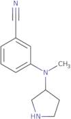 3-[Methyl(pyrrolidin-3-yl)amino]benzonitrile