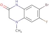 7-Bromo-6-fluoro-4-methyl-3,4-dihydroquinoxalin-2(1H)-one