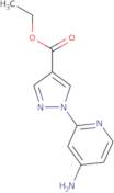 ethyl 1-(4-aminopyridin-2-yl)-1H-pyrazole-4-carboxylate