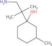 1-(1-Amino-2-methylpropan-2-yl)-3-methylcyclohexan-1-ol