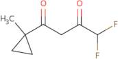 4,4-Difluoro-1-(1-methylcyclopropyl)butane-1,3-dione