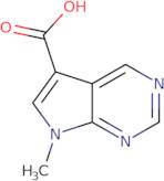 7-methyl-7H-pyrrolo[2,3-d]pyrimidine-5-carboxylic acid