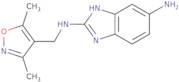 2-N-[(Dimethyl-1,2-oxazol-4-yl)methyl]-1H-1,3-benzodiazole-2,5-diamine