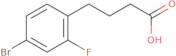 4-(4-Bromo-2-fluorophenyl)butanoic acid