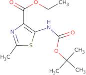 Ethyl 5-((tert-butoxycarbonyl)amino)-2-methylthiazole-4-carboxylate