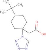 2-[4-tert-Butyl-1-(1H-1,2,3,4-tetrazol-1-yl)cyclohexyl]acetic acid
