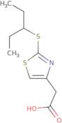 2-(2-(Pentan-3-ylthio)thiazol-4-yl)acetic acid