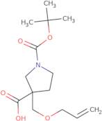 1-[(tert-Butoxy)carbonyl]-3-[(prop-2-en-1-yloxy)methyl]pyrrolidine-3-carboxylic acid