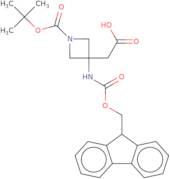 2-{1-[(tert-Butoxy)carbonyl]-3-({[(9H-fluoren-9-yl)methoxy]carbonyl}amino)azetidin-3-yl}acetic acid