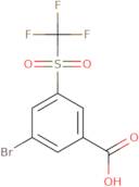 3-Bromo-5-[(trifluoromethyl)sulphonyl]benzoic acid