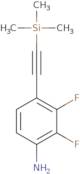2,3-Difluoro-4-((trimethylsilyl)ethynyl)aniline